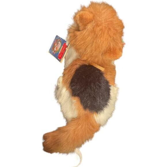 The Gingham Dog & The Calico Cat Plush Toy With Bow Vintage 12" - Picture 7 of 11